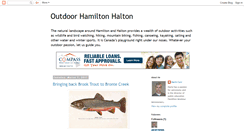 Desktop Screenshot of outdoorhamiltonhalton.blogspot.com