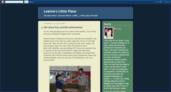 Desktop Screenshot of leanneslittleplace.blogspot.com