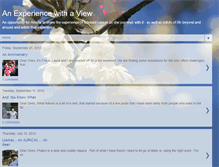 Tablet Screenshot of experiencewithaview.blogspot.com