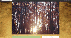 Desktop Screenshot of littlebirdpoettree.blogspot.com