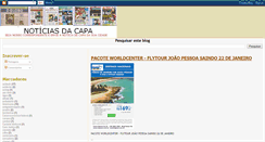 Desktop Screenshot of noticiasdacapa.blogspot.com