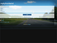 Tablet Screenshot of mykylnordwind.blogspot.com