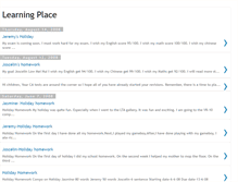 Tablet Screenshot of learning-mylearningplace.blogspot.com
