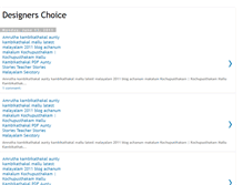 Tablet Screenshot of designerschoice1.blogspot.com