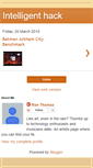 Mobile Screenshot of intelligenthack.blogspot.com