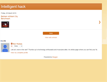Tablet Screenshot of intelligenthack.blogspot.com
