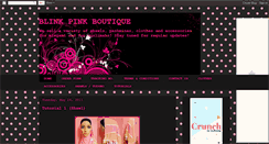 Desktop Screenshot of blink-pink.blogspot.com