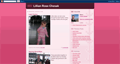 Desktop Screenshot of lillianrose.blogspot.com