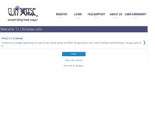 Tablet Screenshot of clixsensemoney.blogspot.com