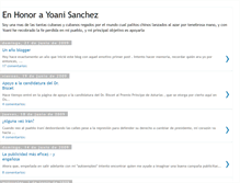 Tablet Screenshot of enhonorayoanisanchez.blogspot.com