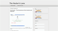 Desktop Screenshot of hackerslane.blogspot.com