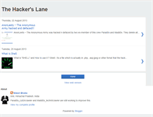 Tablet Screenshot of hackerslane.blogspot.com