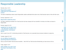 Tablet Screenshot of executiveresponsibleleadership.blogspot.com