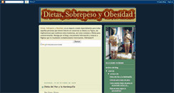 Desktop Screenshot of dietas-sobrepeso-obesidad.blogspot.com