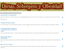 Tablet Screenshot of dietas-sobrepeso-obesidad.blogspot.com