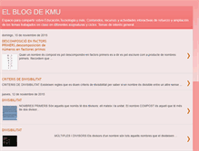 Tablet Screenshot of elblogdekmu.blogspot.com