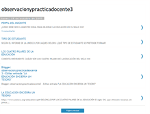 Tablet Screenshot of observacionypracticadocente3.blogspot.com