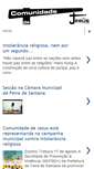 Mobile Screenshot of comunidade-dejesusbahia.blogspot.com