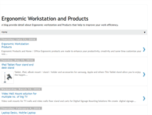 Tablet Screenshot of ergonomic-products.blogspot.com