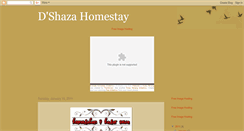 Desktop Screenshot of dshazahomestays.blogspot.com