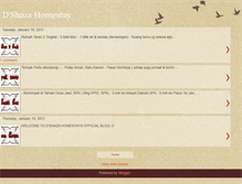 Tablet Screenshot of dshazahomestays.blogspot.com