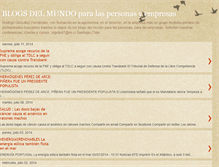 Tablet Screenshot of blogsdelmundo.blogspot.com