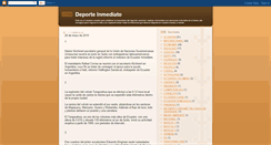 Desktop Screenshot of deporteinmediato-deporteinmediato.blogspot.com