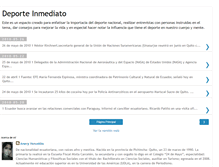 Tablet Screenshot of deporteinmediato-deporteinmediato.blogspot.com