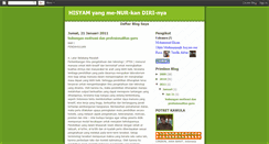 Desktop Screenshot of hisyamnur.blogspot.com