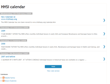 Tablet Screenshot of hhsicalendar.blogspot.com