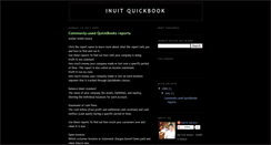 Desktop Screenshot of inuitquickbook.blogspot.com