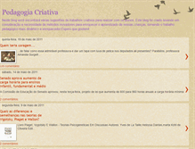 Tablet Screenshot of blogcriattiva.blogspot.com