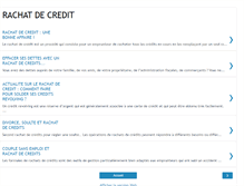 Tablet Screenshot of actu-rachat-de-credit.blogspot.com