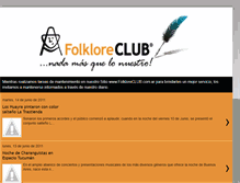 Tablet Screenshot of diariofolkloreclub.blogspot.com