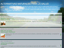 Tablet Screenshot of productosnaturalesysaludables.blogspot.com