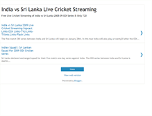 Tablet Screenshot of india-srilanka-live-streaming.blogspot.com