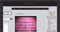 Desktop Screenshot of aingeelz.blogspot.com