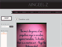 Tablet Screenshot of aingeelz.blogspot.com