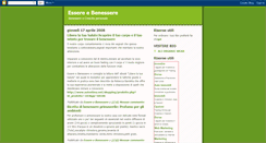 Desktop Screenshot of essere-benessere.blogspot.com