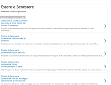 Tablet Screenshot of essere-benessere.blogspot.com