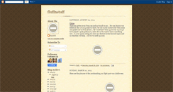 Desktop Screenshot of fluffnstuffblog.blogspot.com