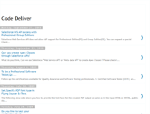 Tablet Screenshot of codedeliver.blogspot.com