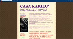 Desktop Screenshot of casavacanzatrapani.blogspot.com