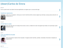 Tablet Screenshot of cantosdesirena.blogspot.com