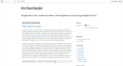Desktop Screenshot of kirchenlieder.blogspot.com