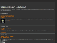 Tablet Screenshot of depanez-singur.blogspot.com