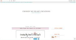 Desktop Screenshot of crossinmyheartcreations.blogspot.com