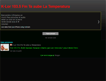 Tablet Screenshot of klorfm.blogspot.com