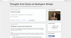 Desktop Screenshot of idealspacedesign.blogspot.com