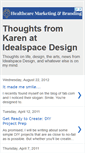 Mobile Screenshot of idealspacedesign.blogspot.com